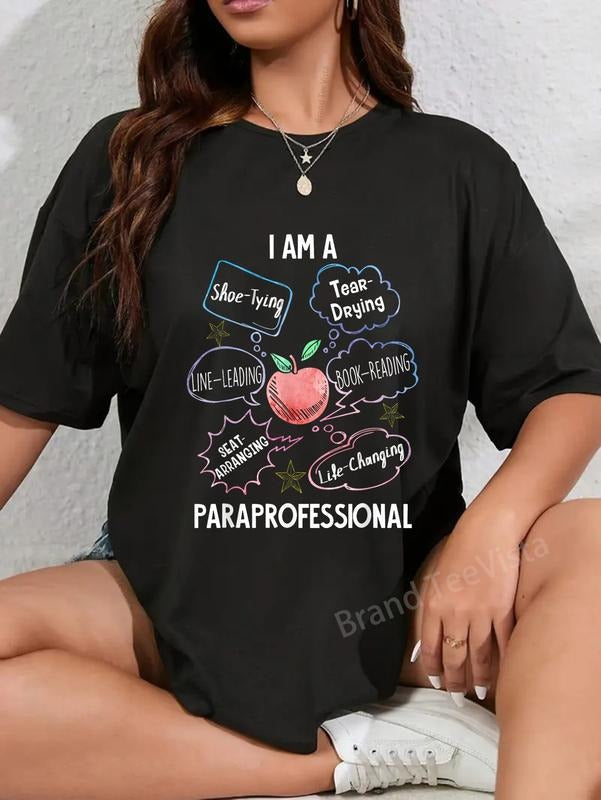 100% Cotton Life Changing Paraprofessional Para Squad - Adult & Kids T-Shirts, Sweatshirts & Hoodies apparel design preview 1