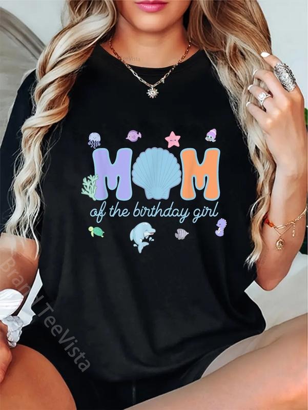 100% Cotton Mom Dad Girl One Der Sea Mama - Adult & Kids T-Shirts, Sweatshirts & Hoodies apparel design preview 1