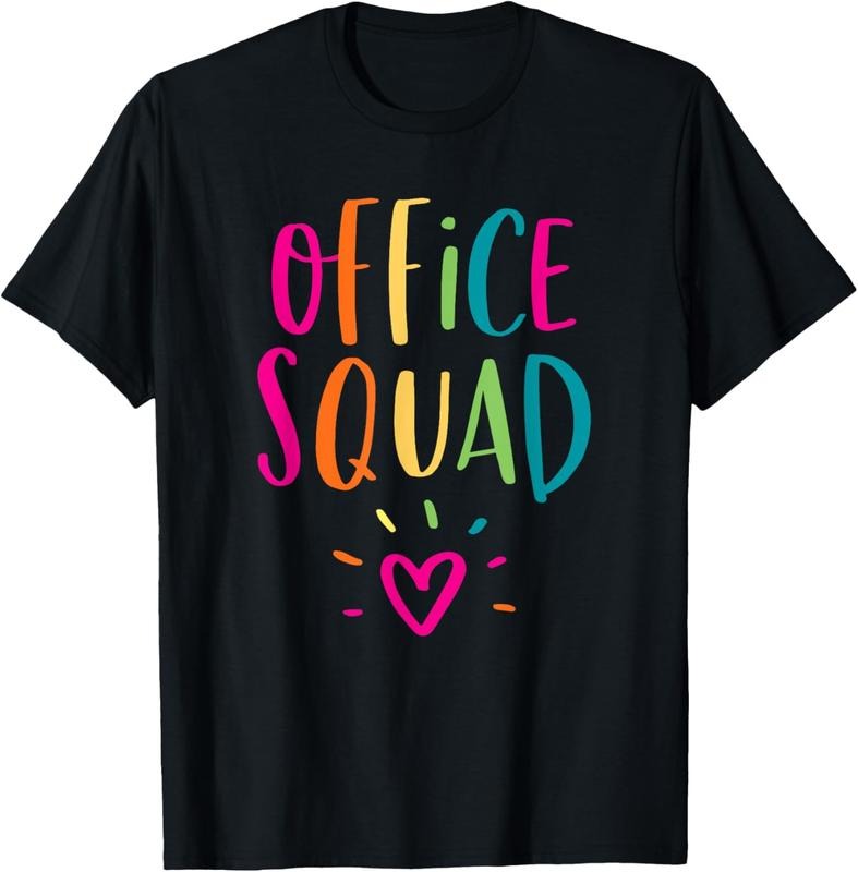 100% Cotton Office Squad Administrative Assistant - Adult & Kids T-Shirts, Sweatshirts & Hoodies apparel design preview 1