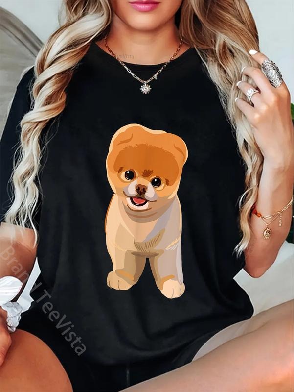 100% Cotton Pomeranian Spitz Puppy Cute Orange Dog - Adult & Kids T-Shirts, Sweatshirts & Hoodies apparel design preview 1