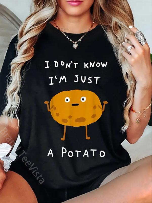 100% Cotton Potatoes I Don'T Know I'M Just Potato - Adult & Kids T-Shirts, Sweatshirts & Hoodies apparel design preview 1