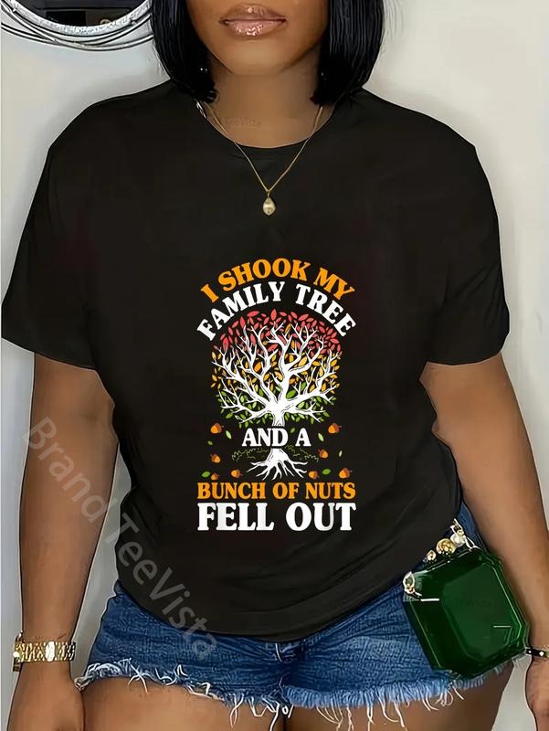 100% Cotton Shook My Family Tree Nuts Fell Out Funny - Adult & Kids T-Shirts, Sweatshirts & Hoodies apparel design preview 1