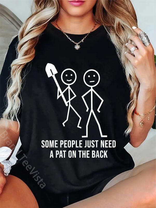 100% Cotton Some People Just Need Pat Back Funny - Adult & Kids T-Shirts, Sweatshirts & Hoodies apparel design preview 1