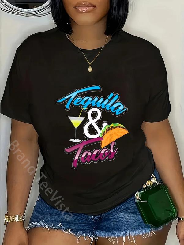 100% Cotton Tequila Tacos Cute Mexican Food Lovers - Adult & Kids T-Shirts, Sweatshirts & Hoodies apparel design preview 1
