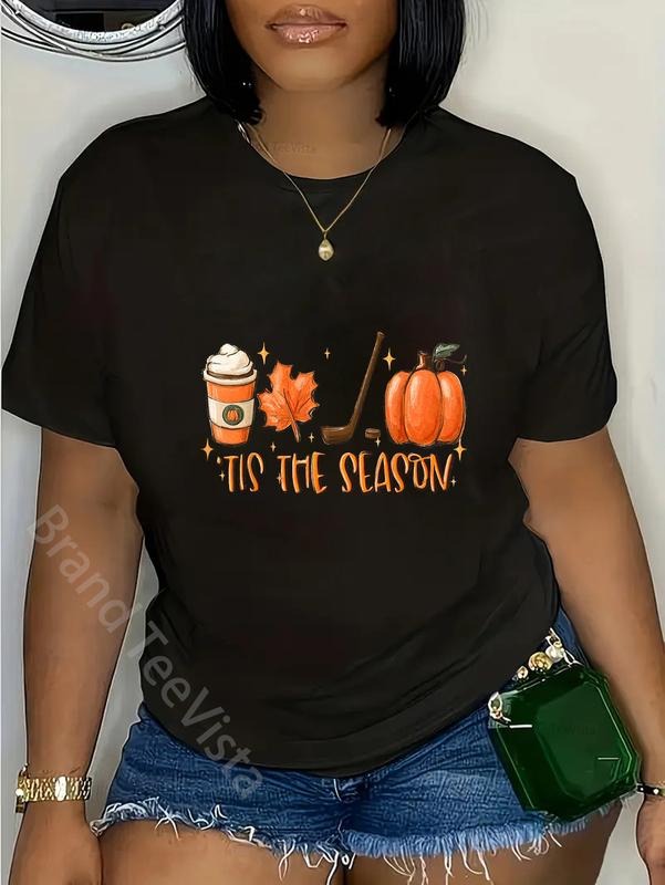 100% Cotton Tis Season Hockey Latte Leaves Hello - Adult & Kids T-Shirts, Sweatshirts & Hoodies apparel design preview 1