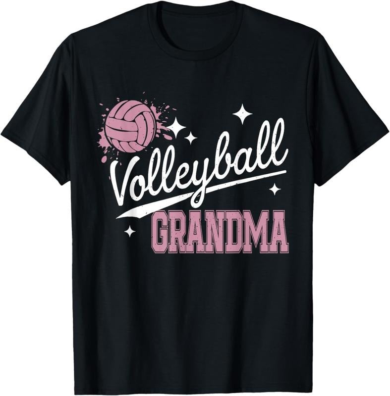 100% Cotton Volleyball Grandma Sport Player - Adult & Kids T-Shirts, Sweatshirts & Hoodies apparel design preview 1