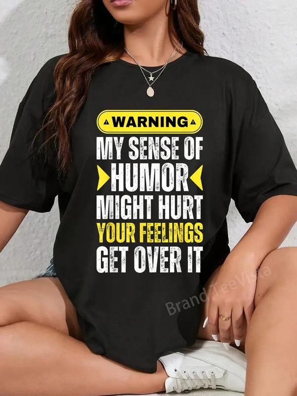 100% Cotton Warning My Sense Humor May Hurt Your - Adult & Kids T-Shirts, Sweatshirts & Hoodies apparel design preview 1