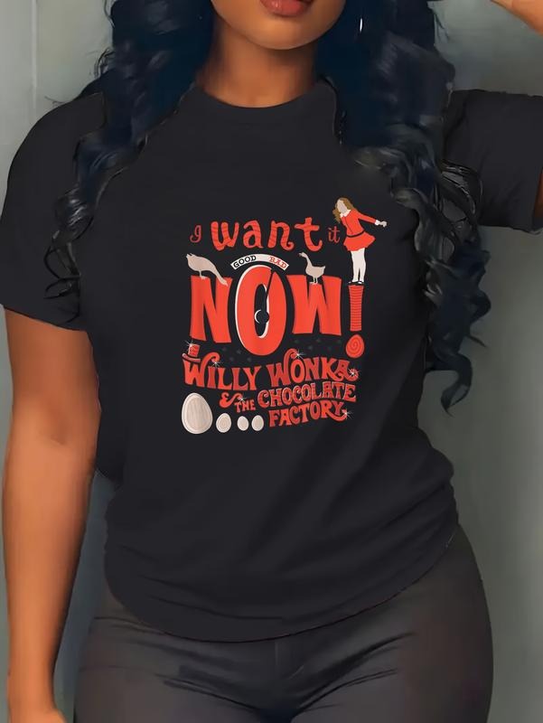 100% Cotton Willy Wonka Chocolate Factory I Want Now - Adult & Kids T-Shirts, Sweatshirts & Hoodies apparel design preview 1