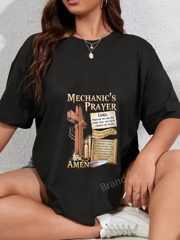 100% Cotton Mechanic'S Prayer Lord Prepare Me Work - Adult & Kids T-Shirts, Sweatshirts & Hoodies apparel design preview 1