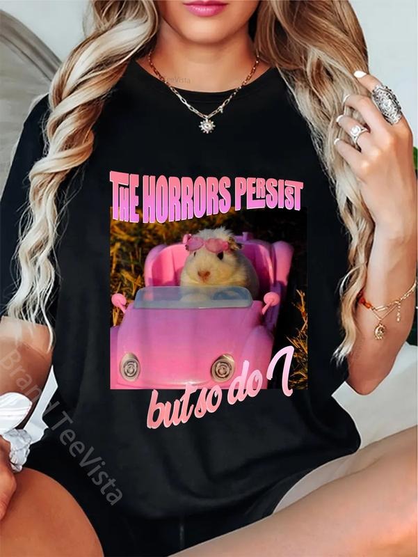 100% Cotton Halloween Costume Horrors Persist But So - Adult & Kids T-Shirts, Sweatshirts & Hoodies apparel design preview 1