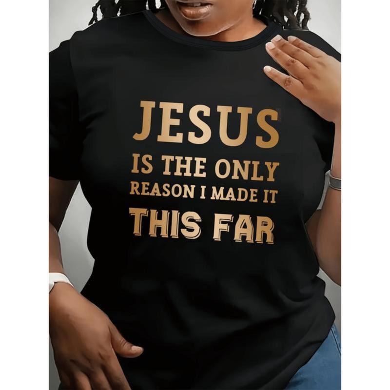 100%Cotton Plus Size Casual Round Neck Inspirational - Adult & Kids T-Shirts, Sweatshirts & Hoodies apparel design preview 1