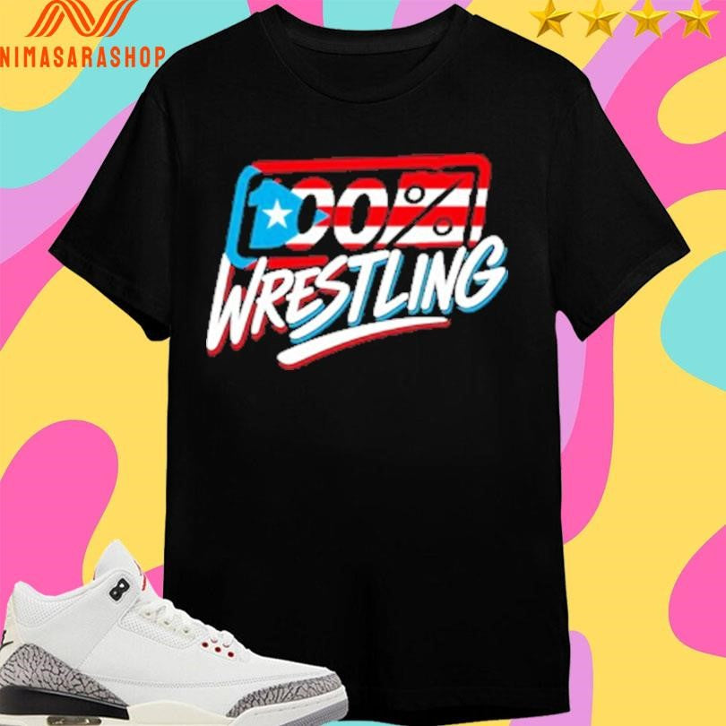 100% Wrestling Pr Edition - Adult & Kids T-Shirts, Sweatshirts & Hoodies apparel design preview 1