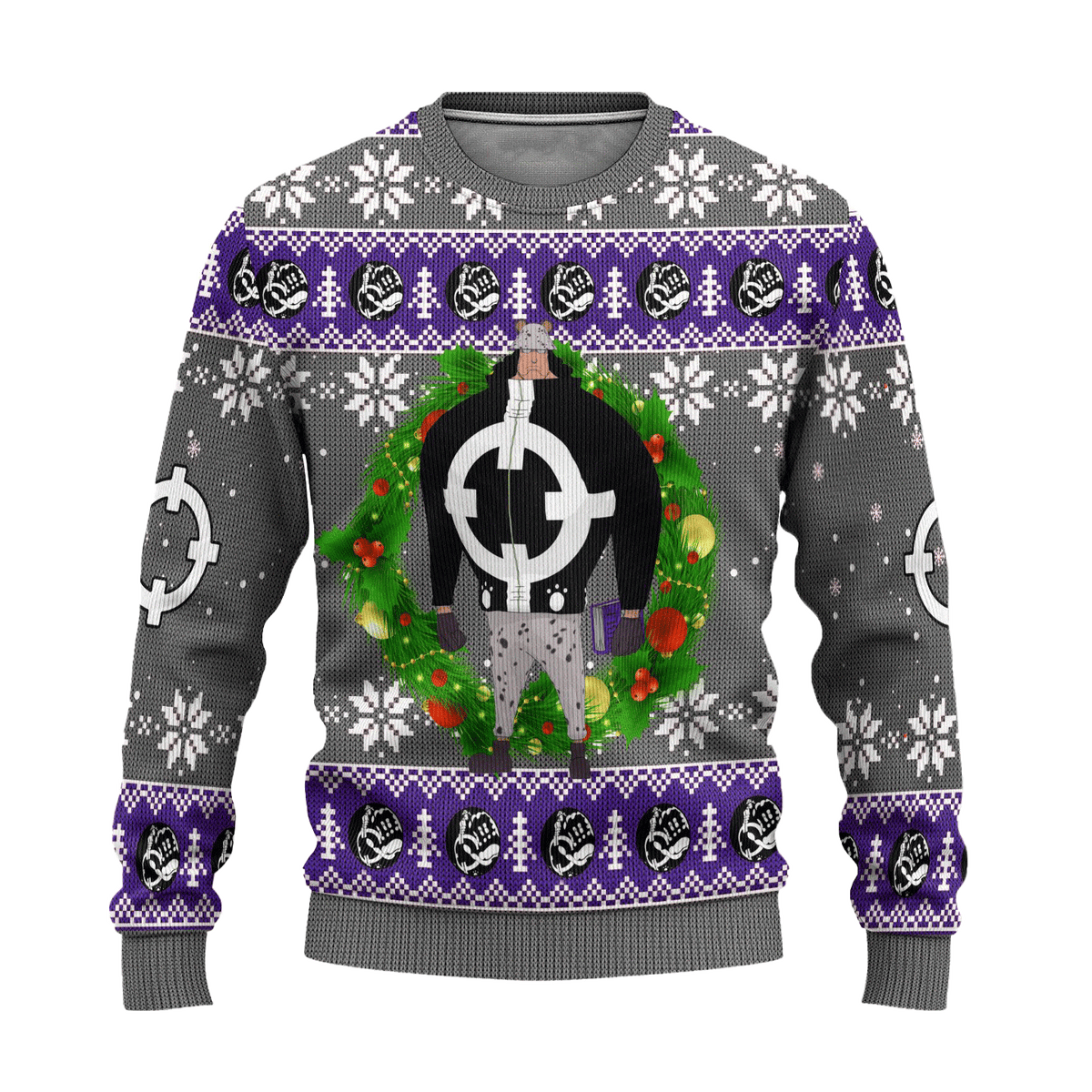 Bartholomew Kuma One Piece 3D Ugly Christmas Sweater - Holiday Gift product image