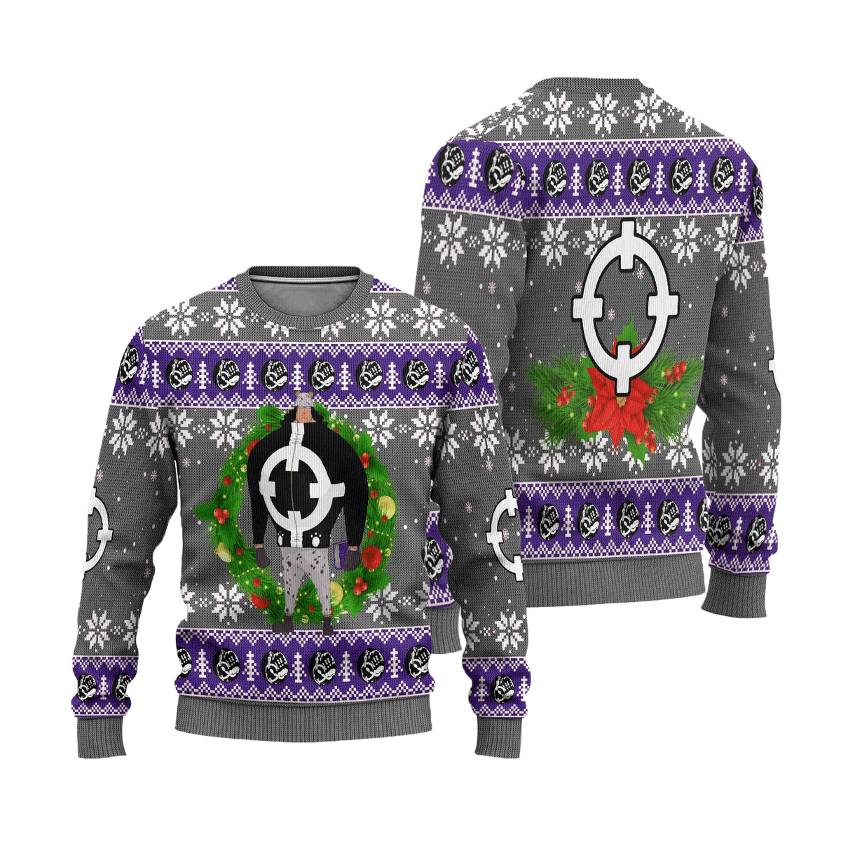 Bartholomew Kuma One Piece 3D Ugly Christmas Sweater - Holiday Gift product image 3