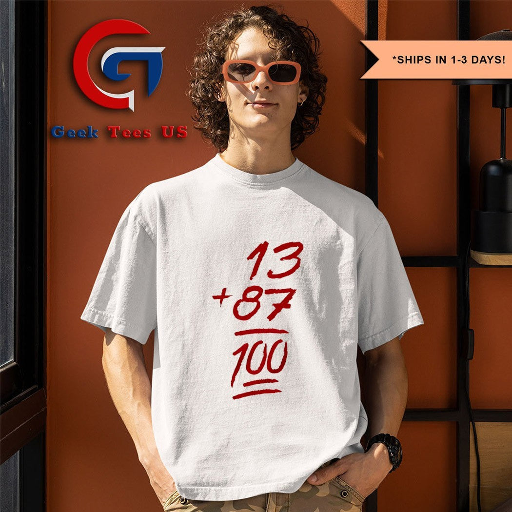 13 plus 87 percent 100 Taylor - Adult & Kids T-Shirts, Sweatshirts & Hoodies apparel design preview 1
