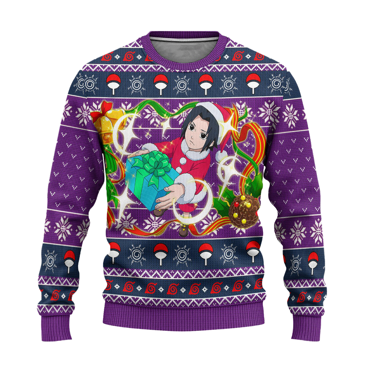 Sasuke 3D Ugly Christmas Sweater - Holiday Gift product image
