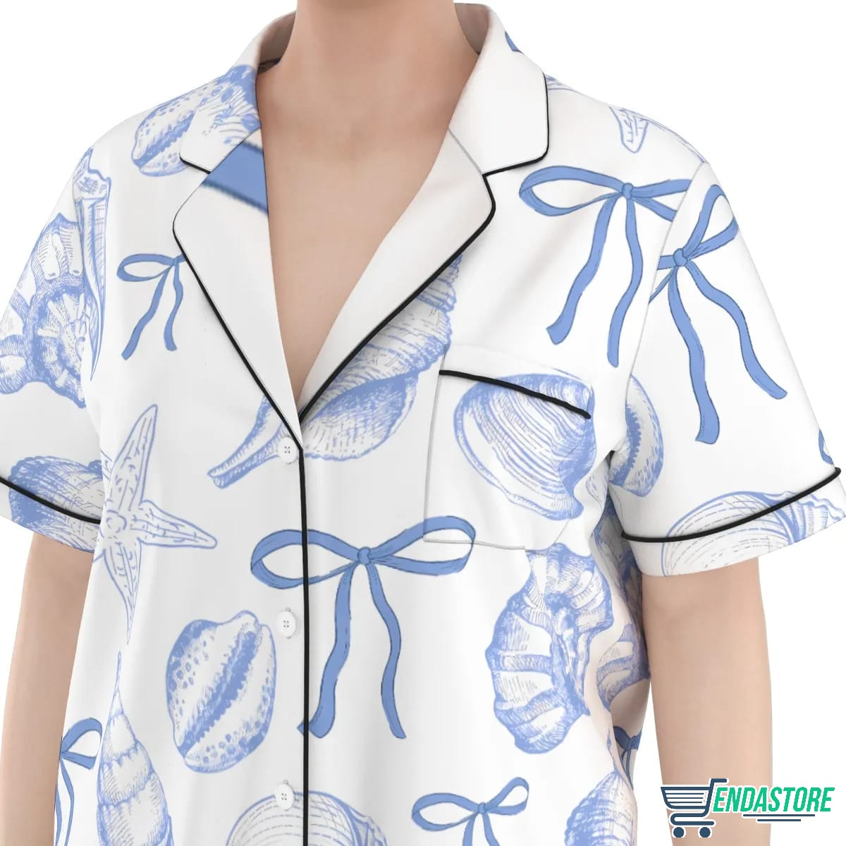 Coquette Seashell Pajama Set For Women 3D Sweater - Gift Idea product image 4