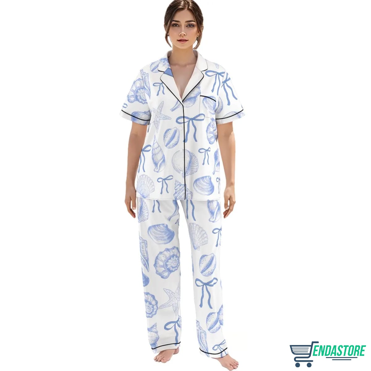 Coquette Seashell Pajama Set For Women 3D Sweater - Gift Idea product image
