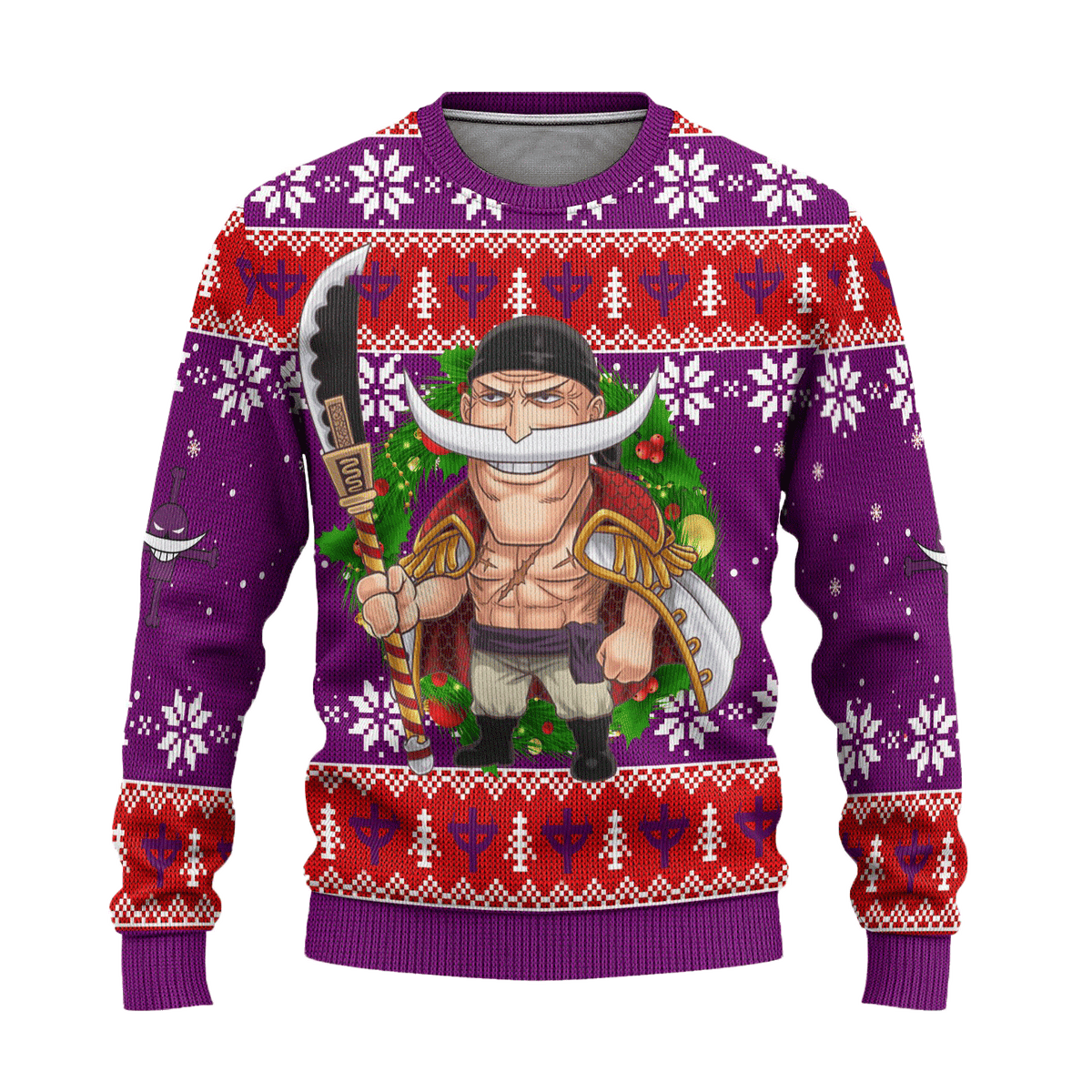 Edward Newgate One Piece 3D Ugly Christmas Sweater - Holiday Gift product image