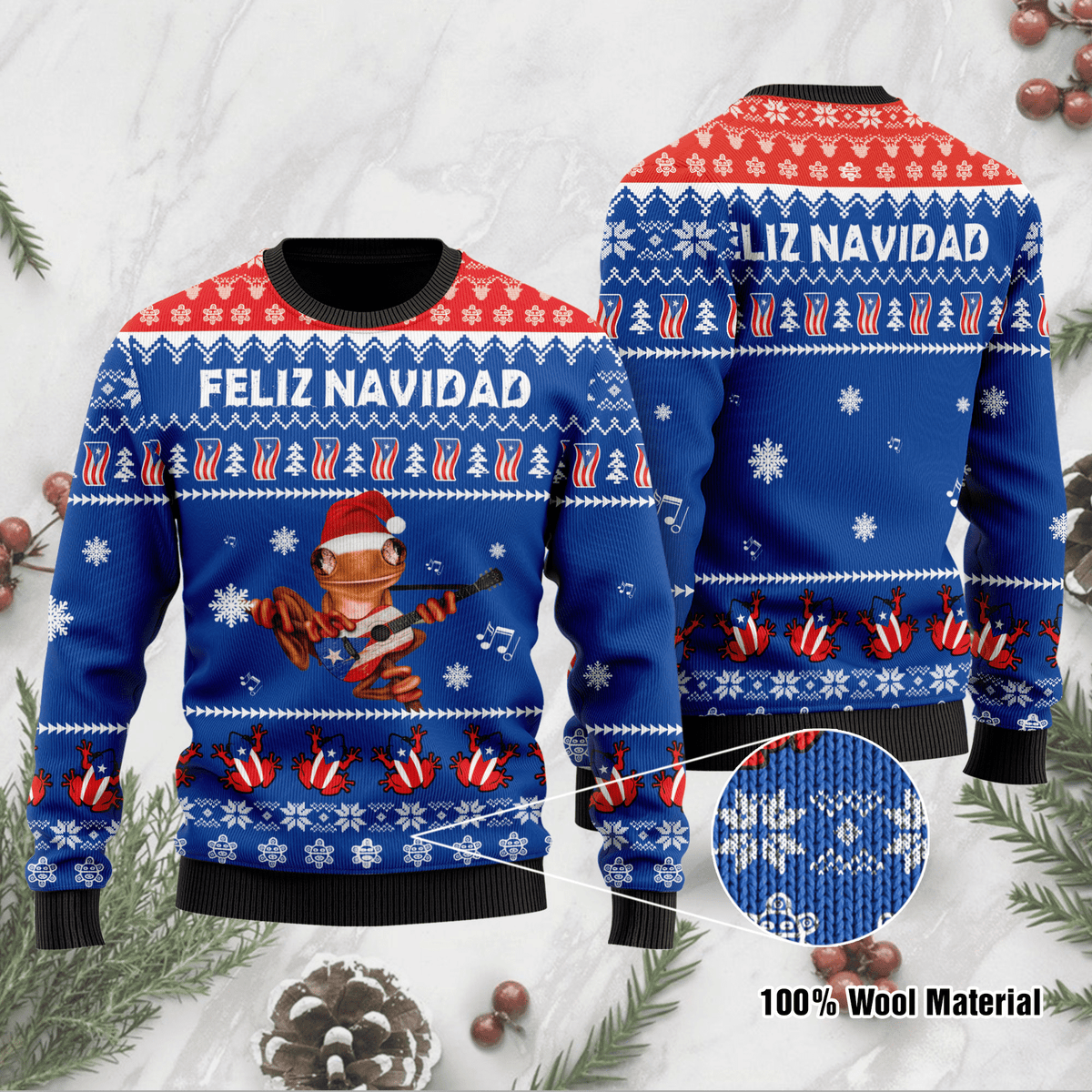 Feliz Navidad 3D Christmas Sweater - Holiday Gift product image 2