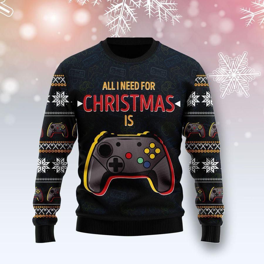 All i need is game 3D Christmas Sweater - Holiday Gift product image 2