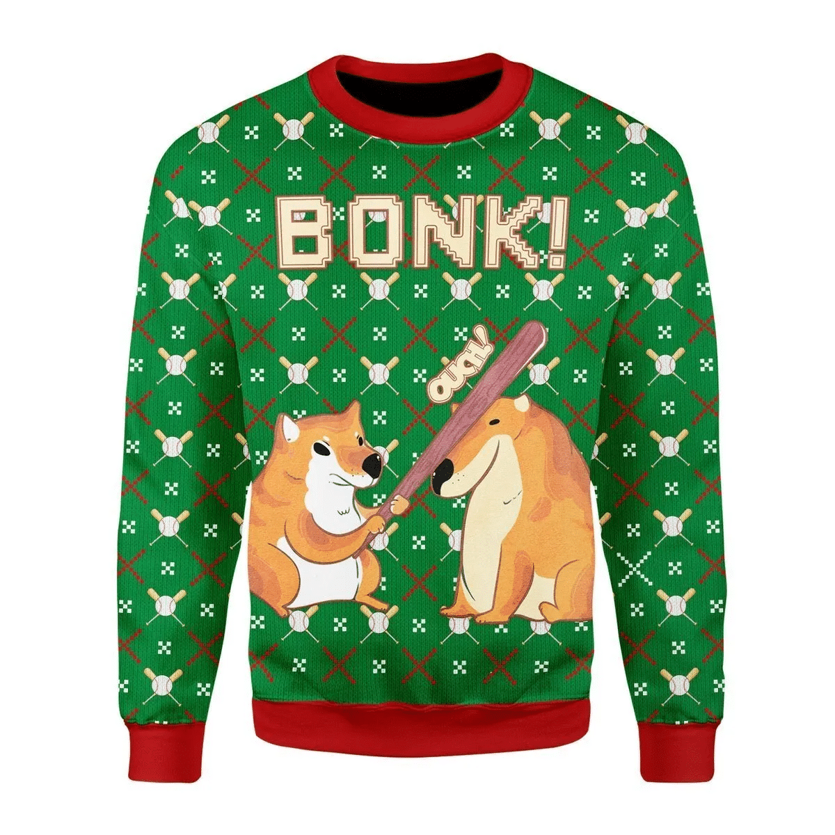 Bonk 3D Christmas Sweater - Holiday Gift product image