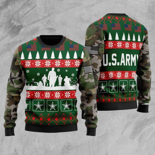 US Army 3D Christmas Sweater - Holiday Gift product image