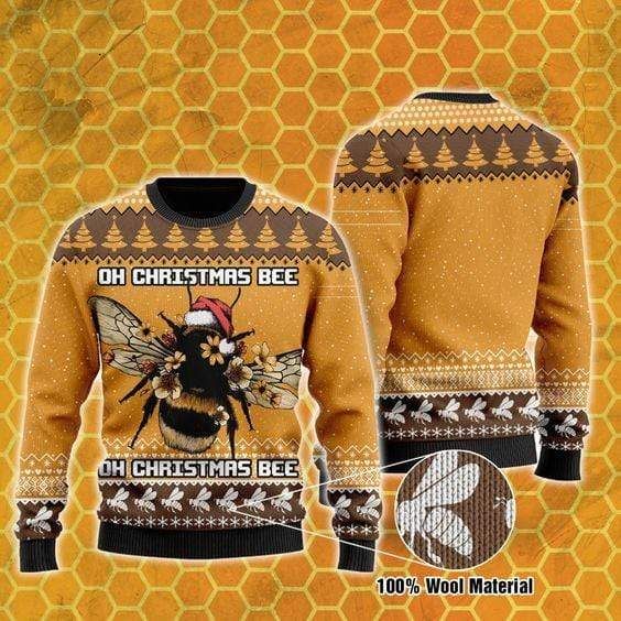Oh Christmas bee 3D Christmas Sweater - Holiday Gift product image 2