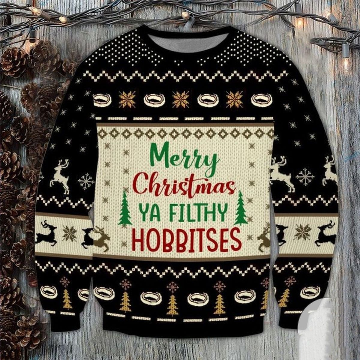 US navy blue 3D Christmas Sweater - Holiday Gift product image 3
