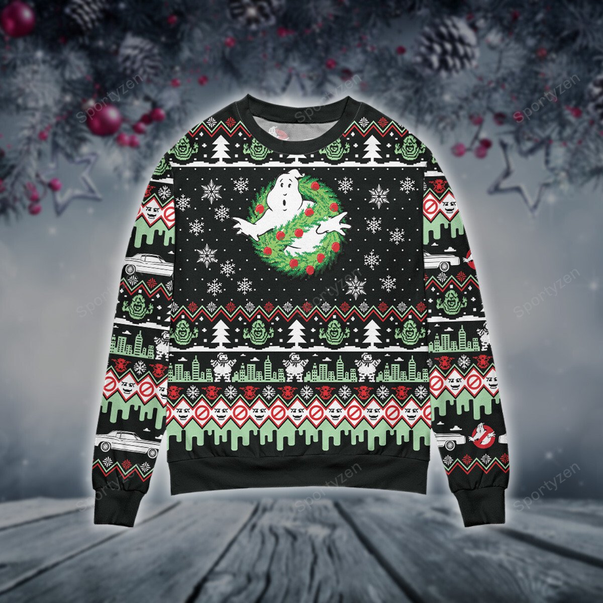 Ghostbusters 3D Christmas Sweater - Holiday Gift product image