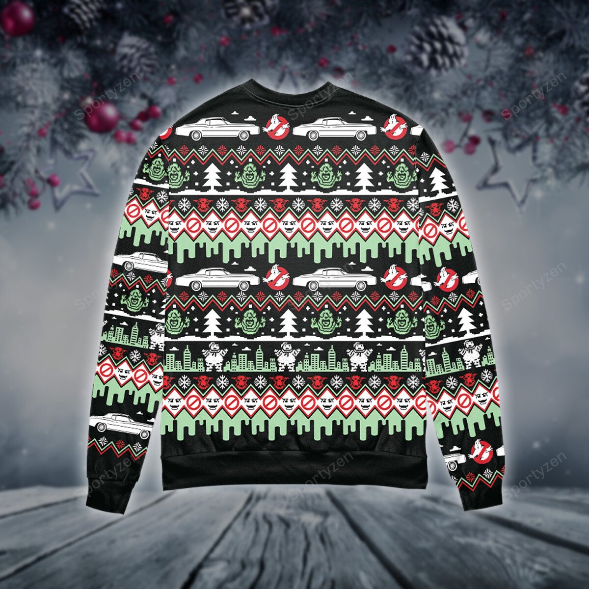 Ghostbusters 3D Christmas Sweater - Holiday Gift product image 2