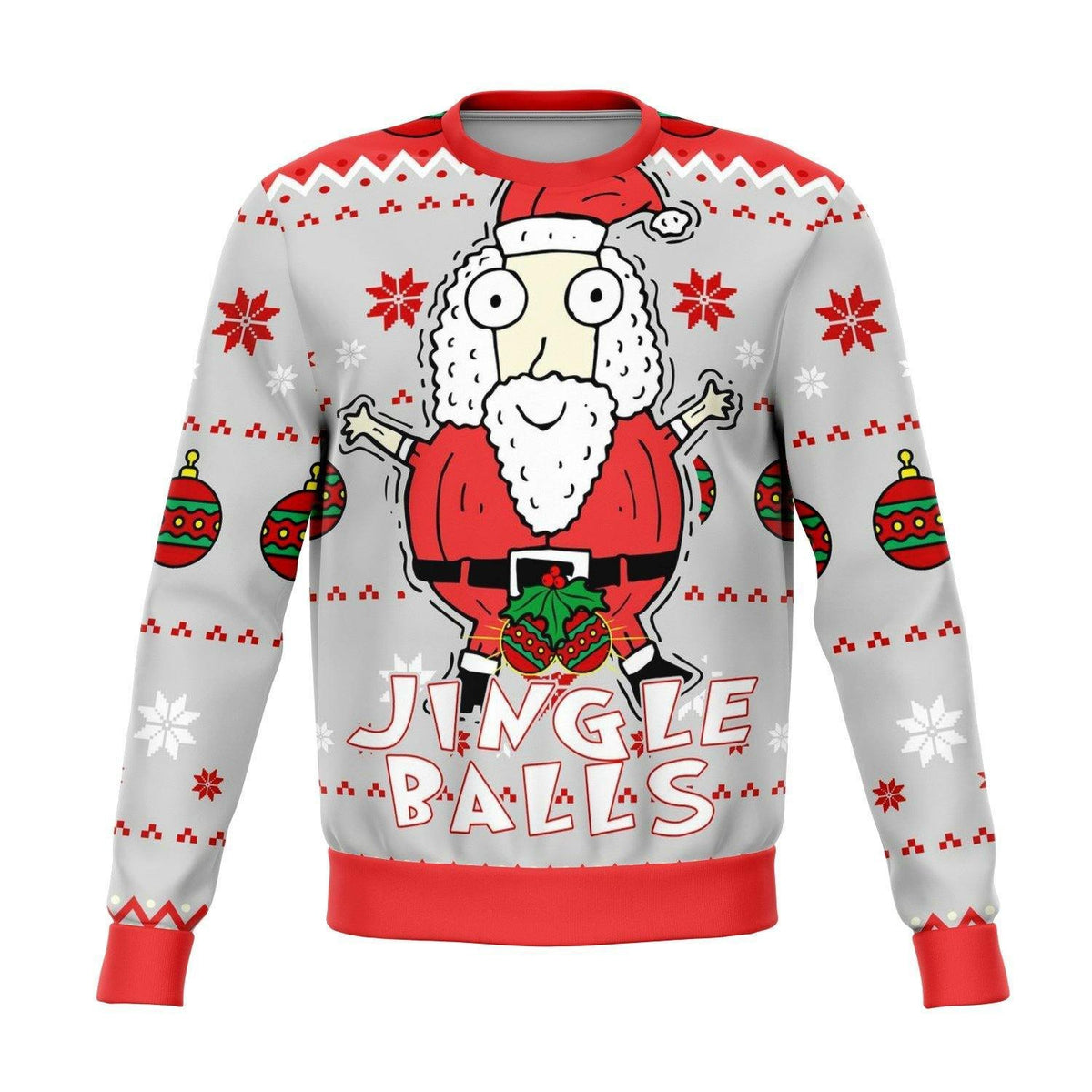 Santa jingle balls 3D Christmas Sweater - Holiday Gift product image