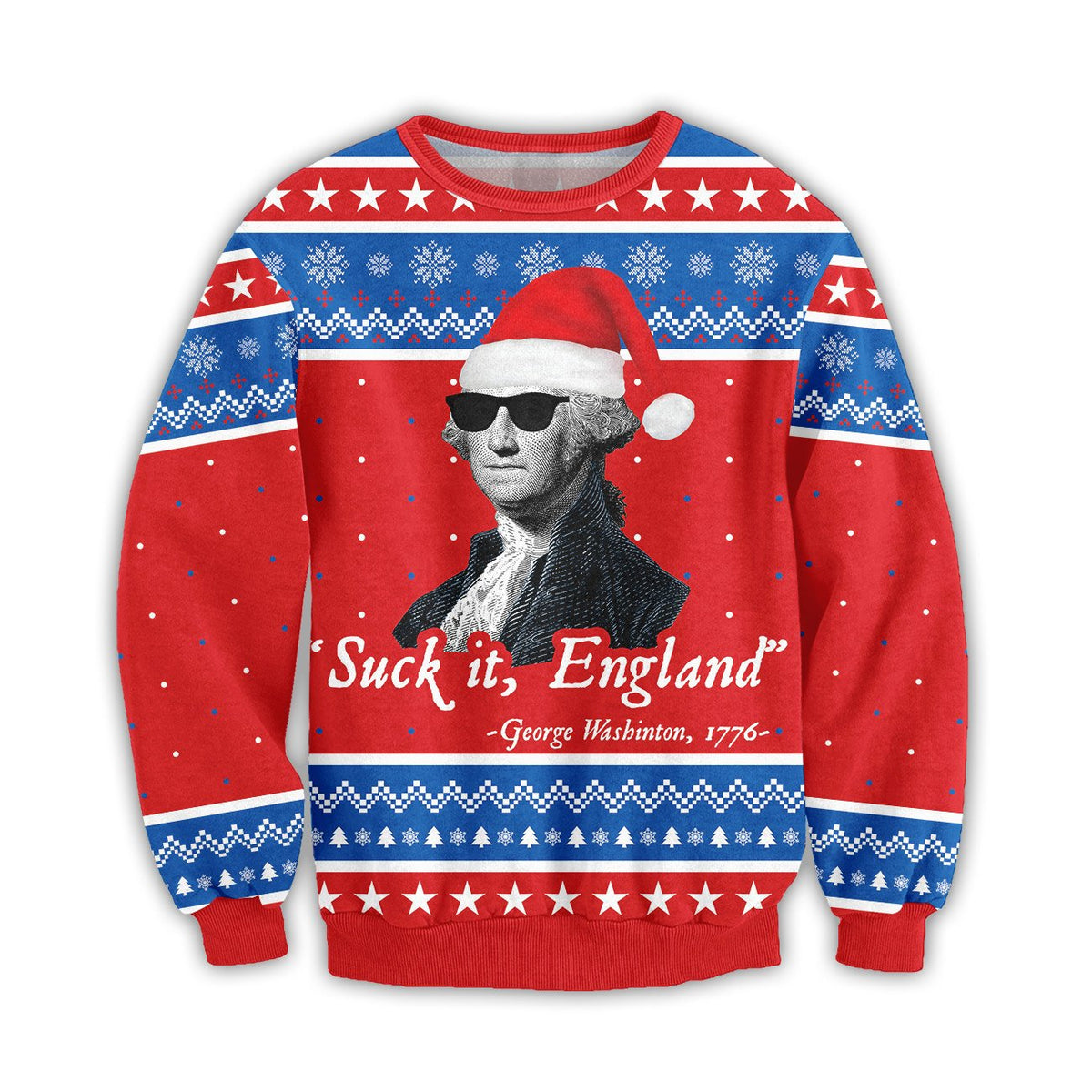 Suck it england 3D Christmas Sweater - Holiday Gift product image