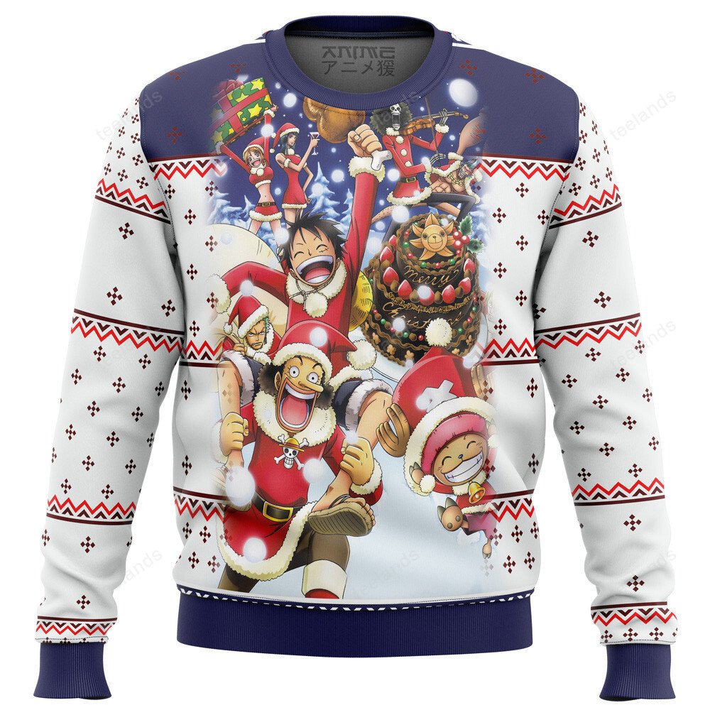 One Piece crew 3D Christmas Sweater - Holiday Gift product image