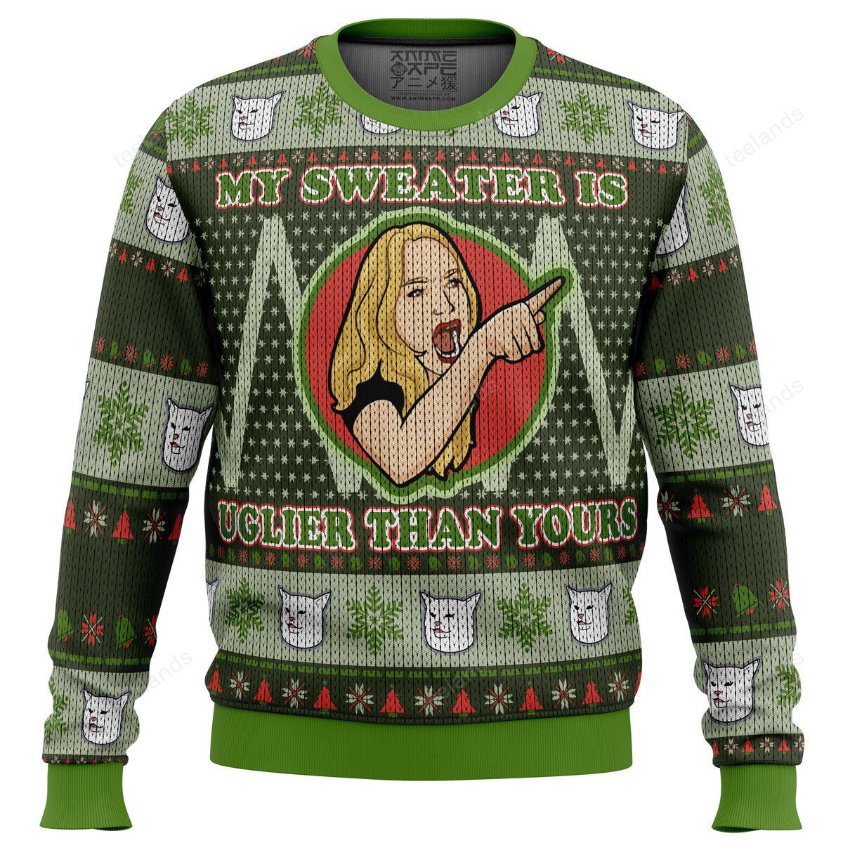 My is uglier than yours 3D Christmas Sweater - Holiday Gift product image