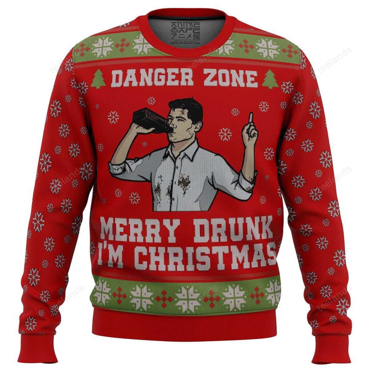 Zack Fair 3D Christmas Sweater - Holiday Gift product image 3