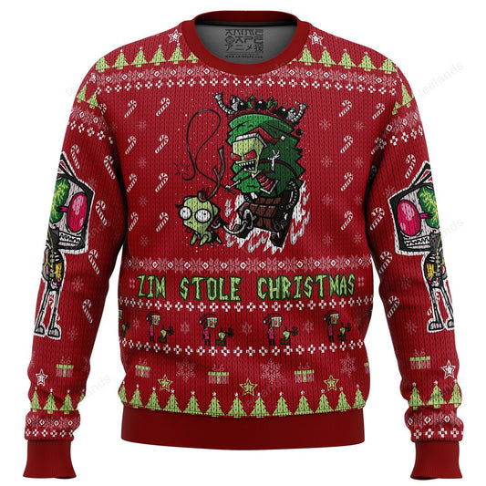 Zombie zim stole 3D Christmas Sweater - Holiday Gift product image
