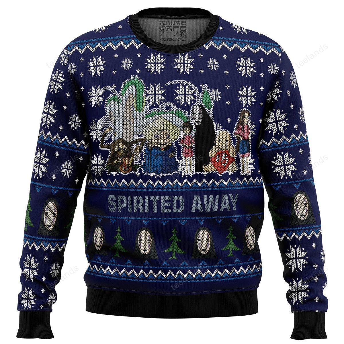 Samurai Christmas tree 3D Christmas Sweater - Holiday Gift product image 5