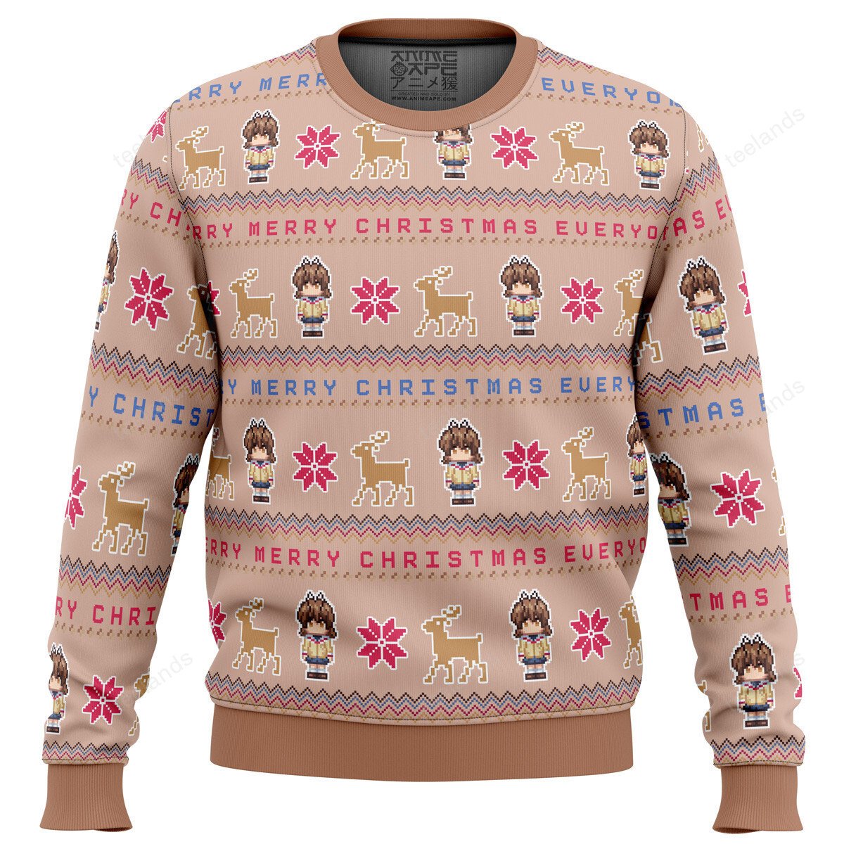 Furukawa Nagisa 3D Christmas Sweater - Holiday Gift product image