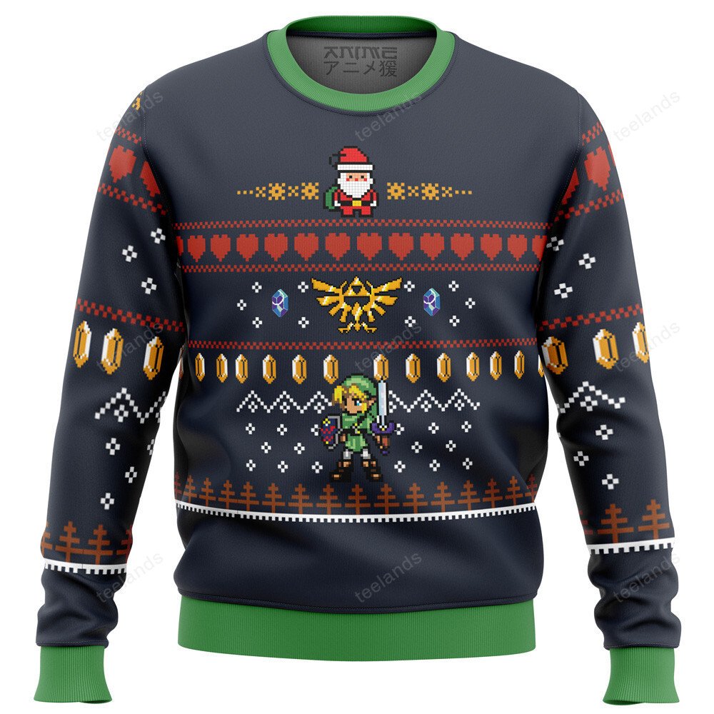 Zelda Santa 3D Christmas Sweater - Holiday Gift product image