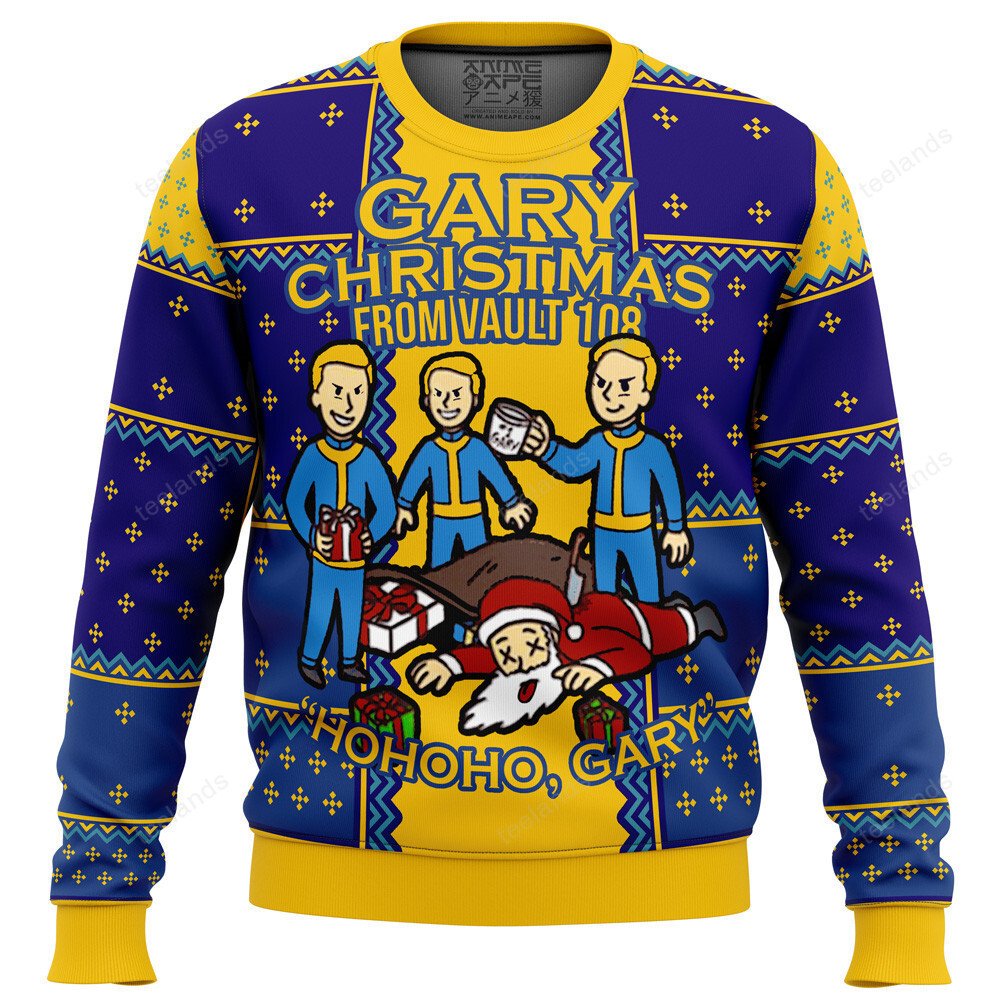 Fallout Gary 3D Christmas Sweater - Holiday Gift product image