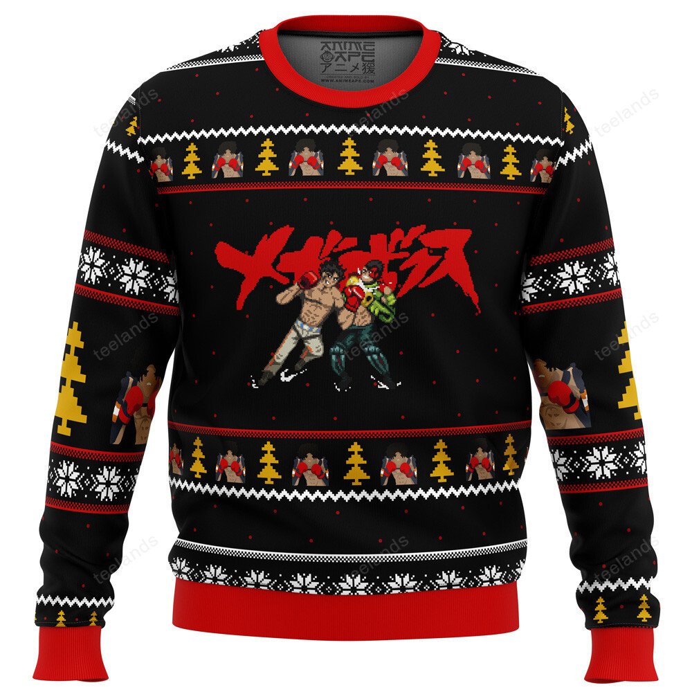 Ghost fighter yu yu hakusho chibis 3D Christmas Sweater - Holiday Gift product image 4