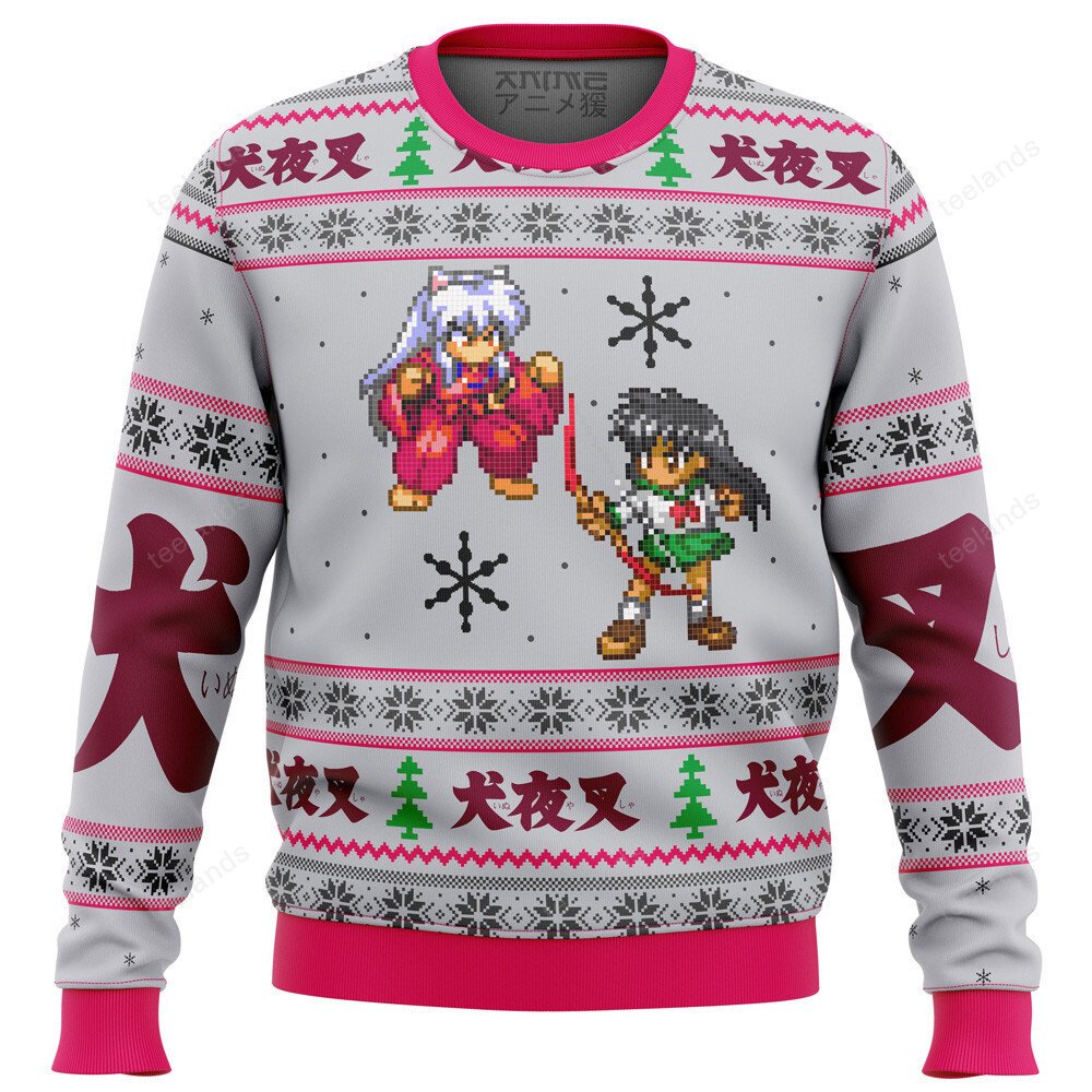 Inuyasha and Kagome 3D Christmas Sweater - Holiday Gift product image