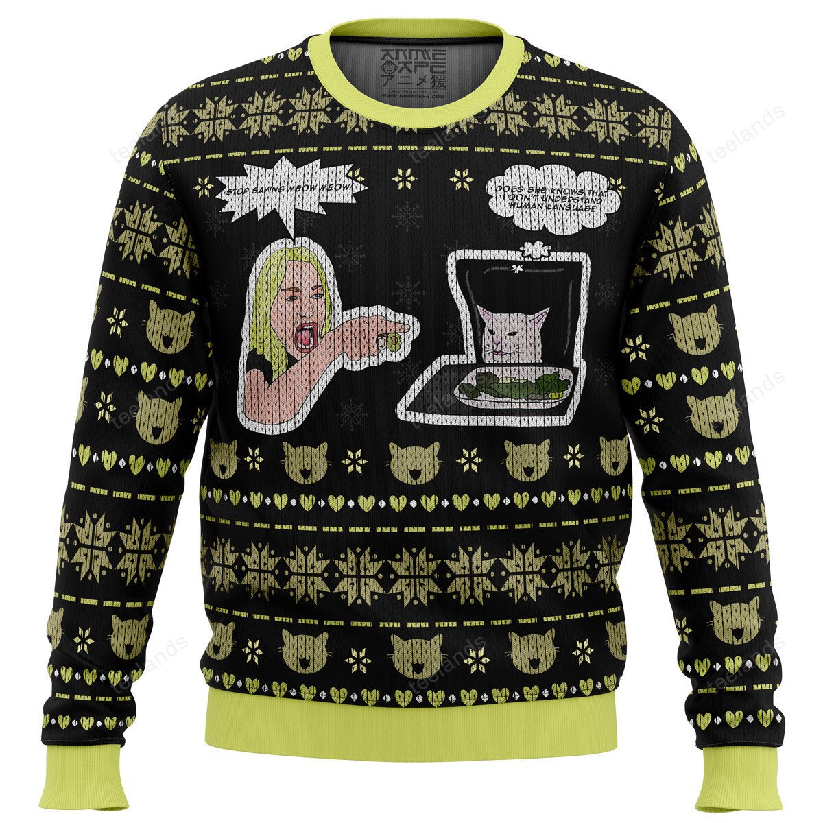 Cello pine tree 3D Christmas Sweater - Holiday Gift product image 4