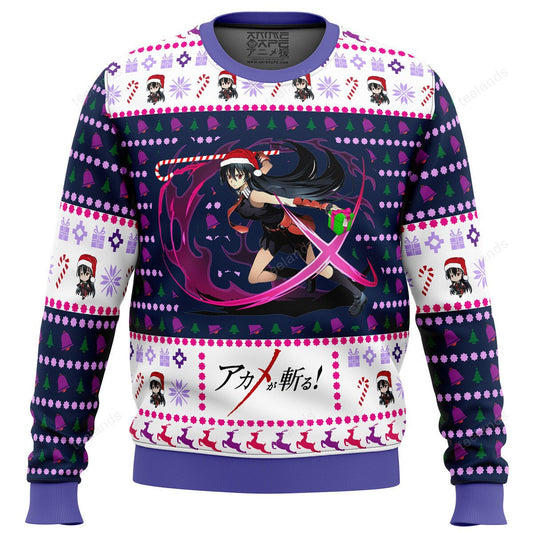 Akame ga Kill 3D Christmas Sweater - Holiday Gift product image