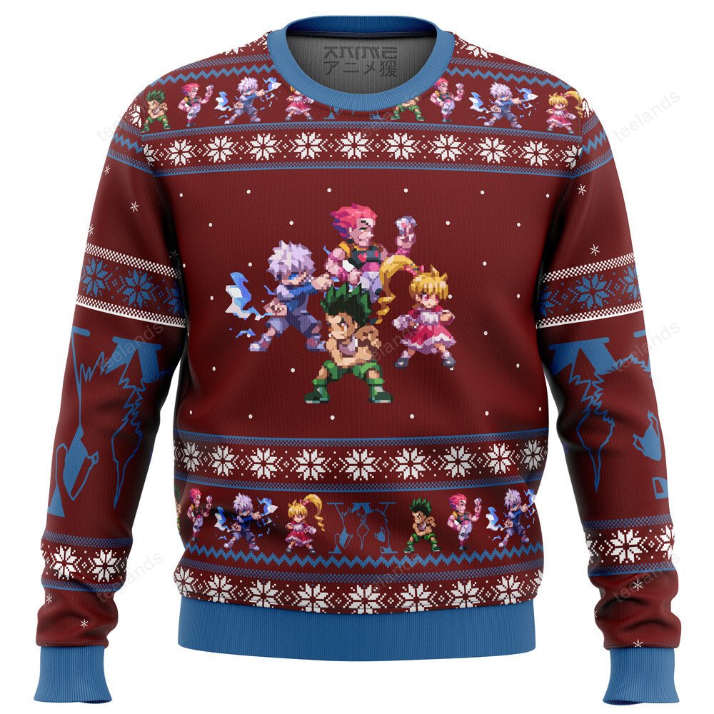 Hunter X hunter sprites 3D Christmas Sweater - Holiday Gift product image