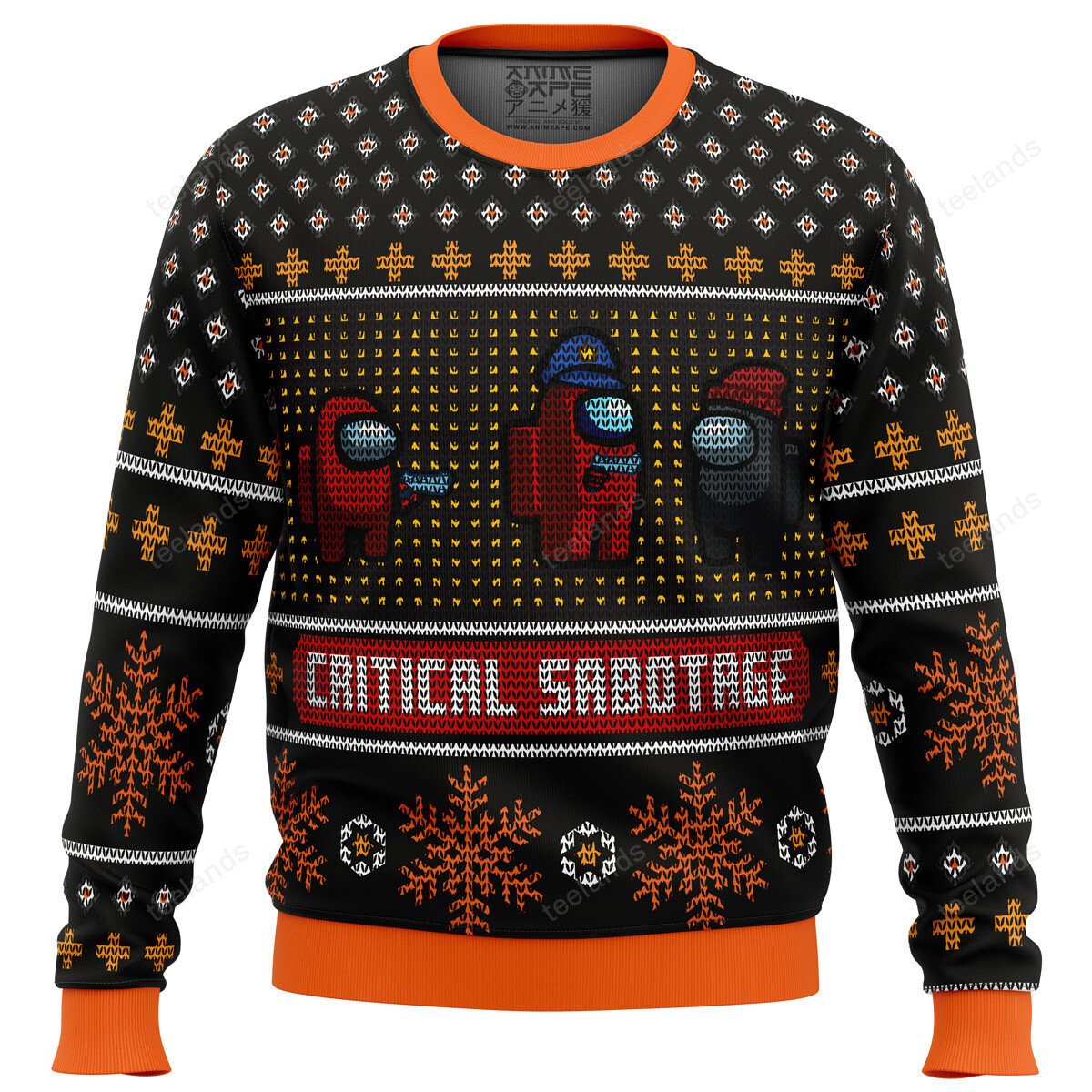 Critical sabotage Among Us 3D Christmas Sweater - Holiday Gift product image