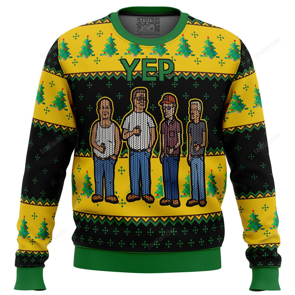 King of the Hill Yep 3D Christmas Sweater - Holiday Gift product image