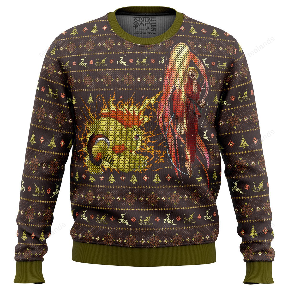Cheech And Chong dave’s not here man 3D Christmas Sweater - Holiday Gift product image 4