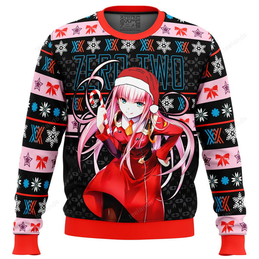 Zero Two 3D Christmas Sweater - Holiday Gift product image